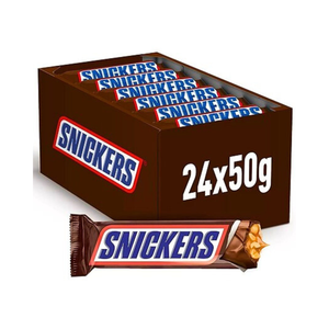 <b>Almond</b> Sn-ickers <b>Chocolate</b> Bar with <b>Almonds</b>, Caramel & Nougat, 50g - Product Image 1