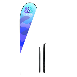 Drapeau en forme de larme Vriesea, marchandises promotionnelles pour la publicité et les événements - Product Image 3