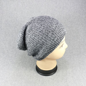 Precio de fábrica, gorro slouchy Unisex hecho a medida, gorro slouchy acrílico con logotipo, gorros de calavera de pescador, gorro de invierno, gorros cálidos - Product Image 2