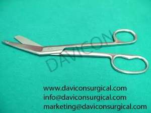 Lister-tijeras quirúrgicas de vendaje para Hospital, tijera de vendaje con ángulo de un anillo Lg de 8 pulgadas, gran oferta - Product Image 2
