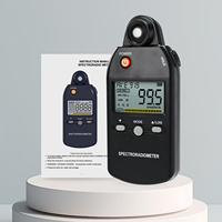 Espectrorradiómetro Medidor de luz, 320-800nm UV a IR Spectrum PAR PPFD Tester para pruebas de crecimiento de plantas LED y diseño de iluminación (OEM)