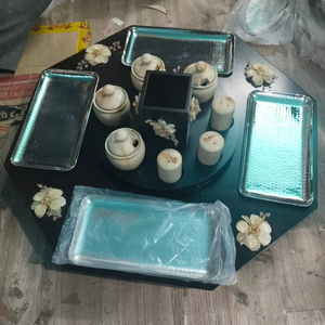 Platos de aperitivos de estilo diseñador con cuencos de inmersión para fiestas y reuniones - Product Image 1