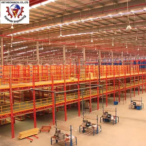 Best Selling mezzanine floor rack for warehouse storage Rack Second Floor Mezzanine Heavy Duty Steel Mezzanine Floor