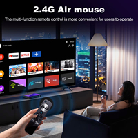 Venta caliente fuerte 8K Android TV Box 2025 4K 8GB RAM 128GB ROM Android 14 Amlogic S905X4 Control de voz Reproductor multimedia