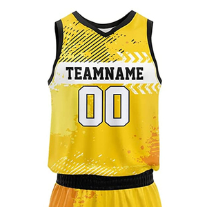 Conjunto de Uniforme de Baloncesto sin Mangas de la Mejor Calidad, 100% Poliéster, Secado Rápido, Último Estilo, Transpirable, Logotipo Personalizado, Color Sólido - Product Image 4