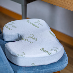 หมอนเมมโมรี่ก้นกบทรงสี่เหลี่ยมผืนผ้ามีเคสคุณภาพสูงพิมพ์ลายแข็งเพื่อสุขภาพการนอนหลับลึกบ้านโรงแรมโรงพยาบาล - Product Image 1