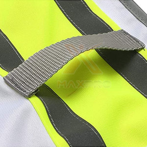 Gilet de sécurité MAXPRO en gros, grande taille, pour usage extérieur, nouveau style, col en V, faible MOQ, logo personnalisé, haute qualité, service OEM - Product Image 5