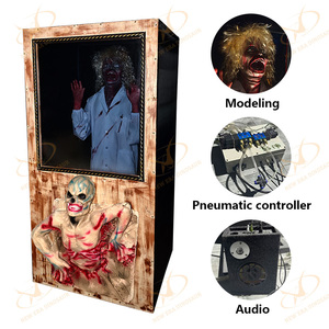NED Ghost Animatronic Horror Prop Nuevo diseño con efectos de múltiples paisajes para casas embrujadas Precio de fábrica Venta caliente - Product Image 5