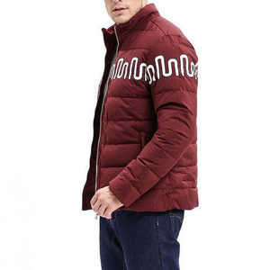 Veste matelassée pour homme en polyester 100% avec sublimation personnalisée 2025, style streetwear d'hiver, chaude et épaisse - Product Image 5