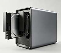 Servidor de Almacenamiento en la Nube Privado S2 NAS de 2 Bahías RK3568 Linux 2.5GbE RJ45 4GB LPDDR4X 32GB EMMC SATA 3.0*2 OEM/ODM