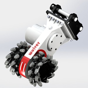 Vibrador de Alta Frecuencia, Rompedor Hidráulico de un Solo Eje, Trituradora de Roca, Cortadores Rotatorios, Excavadora de Tambor para Minería - Product Image 3