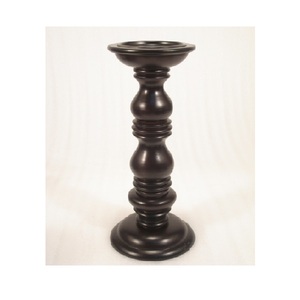 <b>Large</b> Size Solid Wood Pillar <b>Candle</b> Holder for Home Living Room Table Top Decoration Use Solid Wood Pillar Holder - Product Image 4