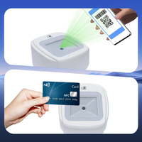 Escáner de Códigos de Barras 1D 2D FUWEI PCSC con Escaneo de Alta Velocidad de Megapíxeles y Lector NFC, Adecuado para Comercio Minorista Médico A820