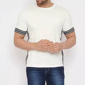 Camiseta de Moda de Alta Calidad, Corte Recto, Personalizable con Logotipo, Tejido de Punto, Casual, Oversize, 100% Sólido - Product Image 3