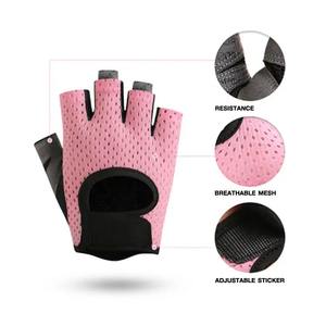 Personalizado Deportes Medio Dedo Mujeres Entrenamiento Fitness Gimnasio Guantes Alta Calidad Mejor Precio Barato - Product Image 2