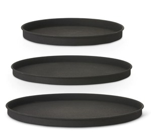 Ensemble de plateaux Carlo en aluminium pour la décoration de la cuisine Plateau de service en métal - Product Image 2