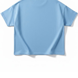Camiseta de Protección Solar para Niños, 100% Algodón, Informal, Ecológica, Ligera, Tejido Transpirable para Días de Playa, Verano al Aire Libre - Product Image 4
