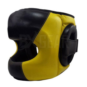 Protector de cabeza de boxeo ajustable con protección para orejas, mejillas y mentón adecuado para varias Artes Marciales - Product Image 3