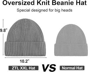 Gorro de invierno de lana de lujo, gorro de punto de lana cálido de primera calidad, estilo unisex, perfecto para la moda al aire libre y la comodidad de la temporada fría - Product Image 3