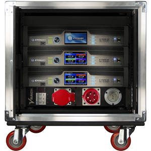 ระบบขยายเสียง Crown Audio VRack Metal Shell แบบติดตั้งบนล้อพร้อมลำโพง I-Tech 4X35000HD แบบ Passive ใช้ไฟ AC สำหรับใช้งานบนเวที - Product Image 1