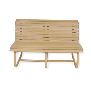 Elegante banco de jardín de PVC para exteriores, pieza decorativa para sentarse cómodamente - Product Image 2