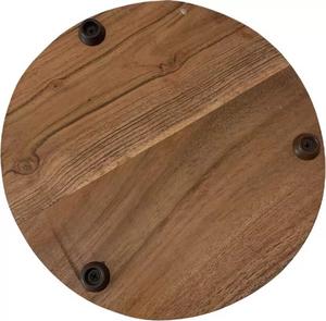 Ensemble d'assiettes modernes élégantes en bois d'acacia naturel Plateaux de service en bois léger Plateaux de service pour snacks et desserts - Product Image 3