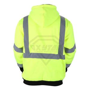 <b>Hi</b> <b>Vis</b> <b>Waterproof</b> Reflective Safety <b>Jacket</b>-Acidproof Anti-Wrinkle Plus Size Workwear with Custom Logo OEM Service - Product Image 4