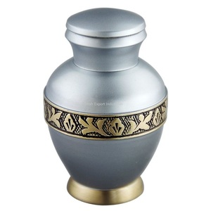Unique Design Metal <b>Mini</b> Cremation <b>Urn</b> Black Color Funeral <b>Urns</b> Suitable <b>for</b> Cemetery Burial Keepsake <b>Ashes</b> <b>Urns</b> - Product Image 3