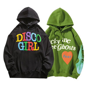 Sudadera Premium para Hombre, 100% Algodón Felpa, Gruesa, Talla Grande, Logotipo 3D en Relieve, Estilo Urbano Invernal - Product Image 1