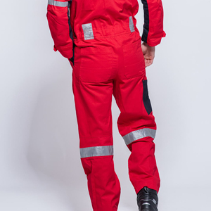 Uniforme de Seguridad para Construcción para Hombre, Reflectante de Alta Visibilidad, Certificado CE, Antibacteriano, Transpirable, de Algodón y Nailon - Product Image 3