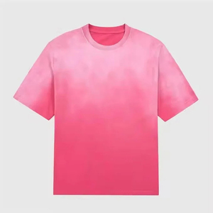 T-shirts pour hommes en jersey 100% coton, respirants, noirs, style High Street Hip Hop, coupe oversize, avec logo personnalisé, effet délavé à l'acide et vintage. - Product Image 6
