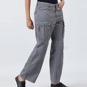 Pantalon cargo d'été pour femme à bas prix, 100 % coton, respirant, écologique, tendance, en stock - Product Image 2