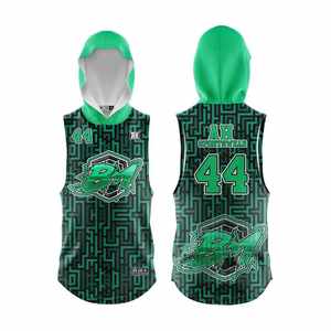 Compression 7v7 American Football Uniform Low Cost Sublimated <b>Hoodie</b> OEM Custom 7 on 7 Team Names Football Uniforms Set - Product Image 1