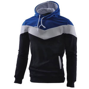 Custom Logo 100% Cotton Plus Size Pullover Blank Plain Unisex Men Tracksuit Joggers Bulk Hoodies. - Product Image 3