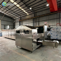 Machine de formage et de cuisson entièrement automatique en acier inoxydable pour gaufrettes, biscuits et rouleaux d'œufs, pour ligne de production en usine alimentaire