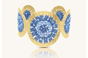 Brass Bangles <b>Cuffs</b> and for <b>Fashion</b> Jewelry Glass Beads <b>Cuff</b> Made From India & by HFCRAFT - Product Image 4