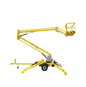 Elevadores de pluma remolcables telescópicos Cherry Picker con 18m 26m 30m para venta - Product Image 6