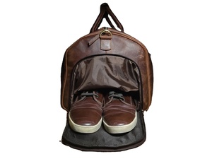 Bolsa de Viaje de Cuero para Hombre, Bolsa de Viaje Personalizada de Cuero de Grano Completo, Regalos de Viaje para Él, Gimnasio, Novio - Product Image 2