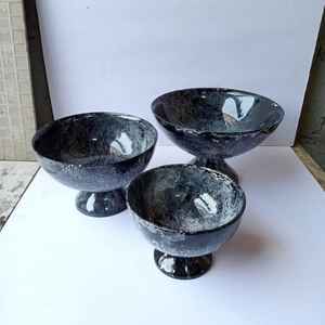 Bol à fruits en onyx, plat de service sur piédestal en pierre naturelle, compote, centre de table, vaisselle, décoration de la maison, comptoir, supports de rangement - Product Image 6