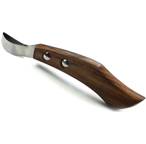 Couteau à sabot à manche en bois de haute qualité pour instrument vétérinaire à boucle oculaire de toilettage de cheval avec couteaux à griffes - Product Image 3