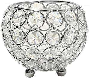 Bougeoir décoratif en métal cristal votif pour la décoration du nouvel an bougie en métal brillant cristal votive pour les décors d'éclairage - Product Image 2