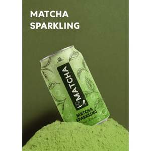 Bebida Energética Natural Matcha con Gas, Lata de 320 ml, Taiwán - Product Image 2