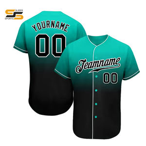 2024 El proveedor mejor clasificado personalizó su propio logotipo y diseño uniformes de softbol camisetas baratas uniforme estampado de béisbol para adultos - Product Image 6