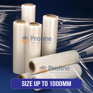 Proline <b>Stretch</b> Film 50cm Wide 17-35mic Soft PE Transparent Packaging Film for Pallet Equipment <b>Machine</b> Wrapping - Product Image 4