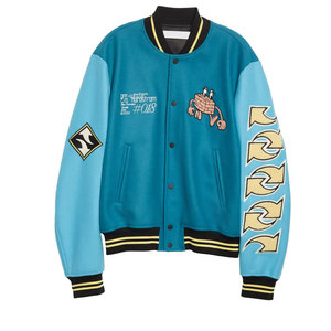 Men's Best Quality Breathable Eco-Friendly Varsity Jacket High Street Style Custom Color <b>Stand</b> Collar for Winter-Wholesale Price - Product Image 6