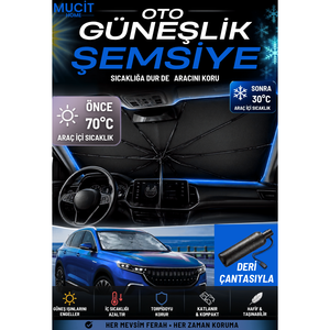 Parasol Plegable para Parabrisas de Coche, Universal, Cortina Protectora Solar para Auto - Product Image 1