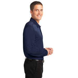 Alta calidad al por mayor OEM algodón camisetas hombres manga larga Polo Golf camisa - Product Image 3