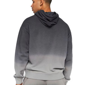 Venta al por mayor 500Gsm 100% Algodón Hombres Sudadera con capucha de gran tamaño Bordado Invierno Fleece Suéter en blanco con capucha gruesa - Product Image 3