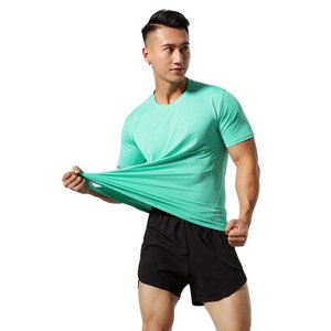 Venta al por mayor culturismo músculo entrenamiento Fitness gimnasio camisas atléticas Stringer sólido Racerback gimnasio desgaste camiseta hombres - Product Image 2