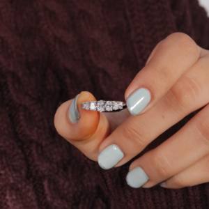 แหวนทอง14K สำหรับผู้หญิงได้รับการรับรองจาก VVS Excellent Lab แหวนหมั้นเพชรเติบโตขึ้นสำหรับงานแต่งงานและงานเลี้ยง - Product Image 2